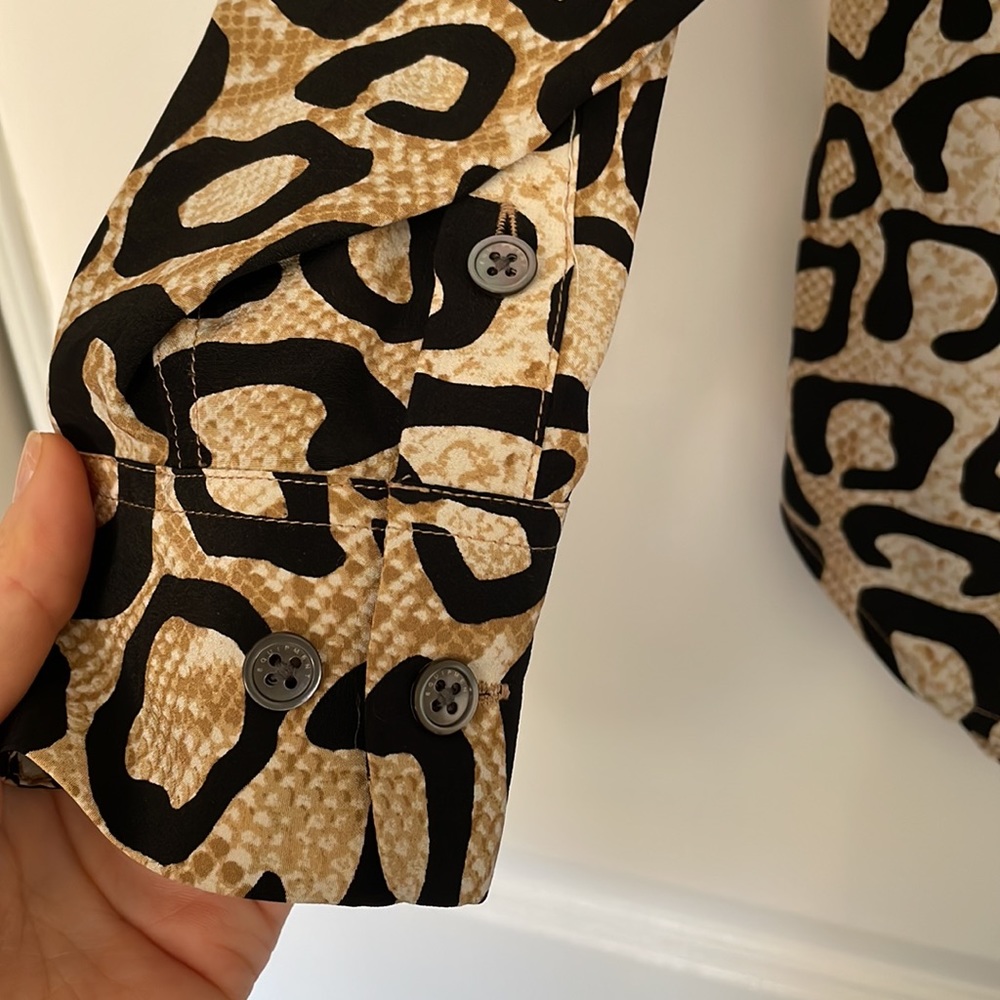 Equipment Button-Down Silk Blouse - image 6